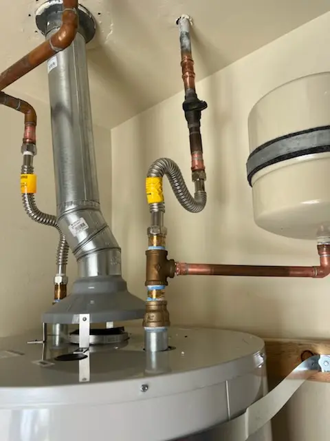 Water heater installation and plumbing repair in Mounds View